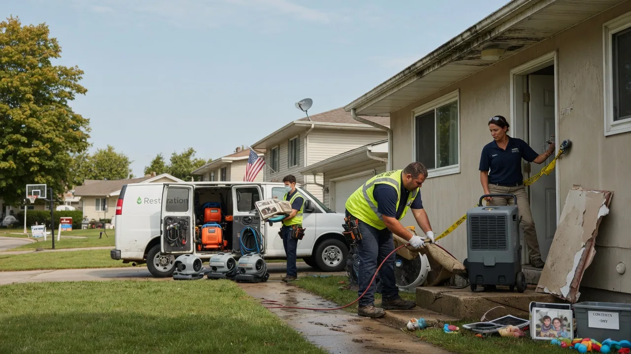 Water Damage Restoration in Courtenay, ND near me